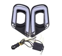 Tyuhren De Lámpara Antiniebla Delantera para Dodge Journey para Fiat Freemont 2014 2015 2016 LED DRL Luz de circulación Diurna Lámpara antiniebla 12 V Luces de circulación para automóvil