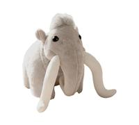 TYUKXJH Elefante de Peluche | Muñeca De Animal con Realismo Y Tierna Apariencia - Juguete de Peluche en Forma de Elefante | para Niños y Niñas en Cumpleaños, Día de San Valentín y
