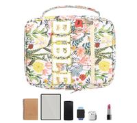 TYUKXJH Funda para Biblia - Bolso Grande Con Cremallera Para Cartas,Estuche Para Biblia Floral De Transporte Y Almacenamiento | Para Niñas Iglesia Escuela Universidad Oficina Viaje Papelería