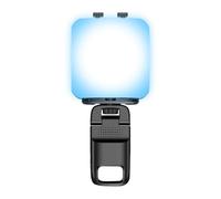 TYUKXJH Lámpara Selfie,Luminaria de vídeo con iluminación 3 colores y modo | Lámpara plegable con clip para teléfono, ordenador portátil y cámara