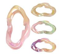 TYUKXJH Pinzas De Pelo En Forma De Garra,Pinzas de Cabello Fuerte Tipo Nube para Pelo Grueso - 4 Unidades Antideslizantes Accesorios Mujer Niña Cabello Largo Corto Liso Rizado Fiestas Bodas Navidad