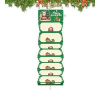 TYUKXJH Portatarjetas de Navidad - Cuaderno de con 10 ranuras - Cuaderno de plata plegable de Navidad para San Valentín, cumpleaños, evento especial ocasión mamá papá amigos, verde, Se
