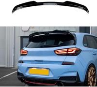 TYUMGXIAO Alerón Trasero para Coche para Hyundai i30N MK3 2017-2024, ala de Cola,Trasero Maletero Alerón Modificación Accesorios,A/Bright Black
