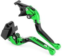 TYUMGXIAO Palanca de Embrague de Freno de Motocicleta para ZX ZRX ZZR ZG Concours GPZ GTR ZXR, Palanca De Freno Manijas Control Dirt Pit Bike De Freno De Embrague,A/Green