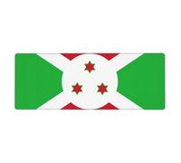 Tyumh Bandera de Burundi con base de goma antideslizante, alfombrillas de ratón lavables a granel, cómodas alfombrillas de ratón de material duradero, portátil, diseño innovador