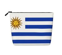 TYUMH Bolsa de cosméticos de cáñamo de imitación de una sola capa, portátil, adecuada para la vida cotidiana, viajes y salidas.