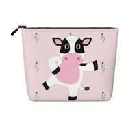 TYUMH Bolsa de cosméticos de cáñamo de imitación de una sola capa, portátil, adecuada para la vida cotidiana, viajes y salidas.