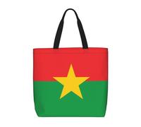 TYUMH Bolso de mano de una sola correa con estampado de bandera de Burkina Faso, ligero e informal, ideal para salidas diarias, viajes y compras.