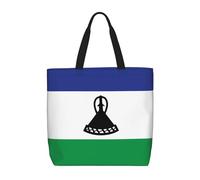 TYUMH Bolso de mano de una sola correa con estampado de bandera de Lesotho, ligero e informal, ideal para salidas diarias, viajes y compras.