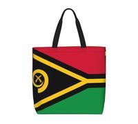 TYUMH Bolso de mano de una sola correa con estampado de bandera de Vanuatu, ligero e informal, ideal para salidas diarias, viajes y compras.