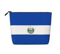 TYUMH El Salvador - Bolsa de cosméticos de cáñamo de imitación de una sola capa, portátil, adecuada para la vida cotidiana, viajes y salidas.