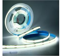 Tyun Tiras LED COB 12V, 2m blanco 6000K 320 LED/m neón Cintas flexibles Tira de luz con conector DC para fiesta, mostrador, estante, decoración del hogar