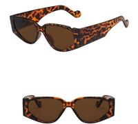 TYUVIVO Gafas de sol poligonales vintage para mujer, gafas de sol de lujo para hombre, gafas de sol, A7, talla única