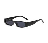 TYUVIVO Gafas de sol rectangulares pequeñas para mujer y hombre, montura retro estrecha, gafas de sol cuadradas vintage de leopardo, gafas de ojo de gato punk femeninas, C02, talla única