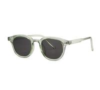 TYUVIVO Moda vintage amarillo azul verde gafas de sol mujeres hombres tendencia popular Tint Ocean Len streetwear fiesta, verde, gris, talla única