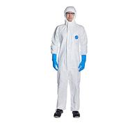Tyvek Classic Xpert tyv chf5 S BU 00 _ 1 químicos Traje de protección modelo chf5, tamaño M, color azul (4 unidades)