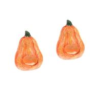 TYWYKIY Cueva de resina for peces con forma de calabaza, 4 unidades, for camarones, decorativa, for acuario marino de agua dulce.(Orangex4pcs,8X8X8CMx4pcs)