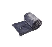 TYXFSMYXGS Manta térmica USB con Pilas, Manta térmica portátil inalámbrica sin batería, Manta eléctrica Lavable con 3 ajustes de Calor Gray 100cm/39.37in