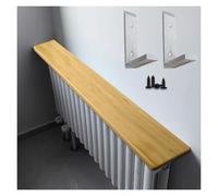 TYYCKJ Estante Decorativo Flotante de Madera rústica para radiador con Soportes y Tornillos para Entrada, Patio y Puerta Principal. Largo Personalizado: 50" (240 cm), 105 x 16 x 2,2 cm. Estilo rúst