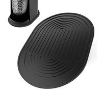 Tyywjw Alfombrilla de silicona negra para Sodastream Duo, protección contra goteo, accesorio para aireador Duo (para SodaStream Terra)