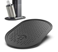 Tyywjw Alfombrilla de silicona negra para Sodastream Duo, protección contra goteo, accesorio para burbujeador duo, alfombrilla antideslizante de silicona, accesorio para Sodastream Duo o sodastream
