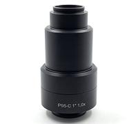 TYZK Accesorios para Microscopios 1x 0.5X 0.35x Adaptadores de cámaras de microscopio Lente de Montaje C Durabilidad Y Rendimiento Confiable(1X)