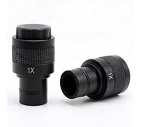 TYZK Accesorios para Microscopios 1X Microscope DSLR Camera Eyepiece Adapter Relay Lens Camera Accessories C Mount 23.2mm Durabilidad Y Rendimiento Confiable