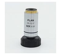 TYZK Accesorios para Microscopios 60x 195 Plan de Infinito Lente Objetivo ACROMOMA Rms Microscopio biológico de Hilo 20.2mm Durabilidad Y Rendimiento Confiable