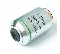 TYZK Accesorios para Microscopios Lente objetiva del Plan de infinidad acromático de la Distancia de Trabajo de 5X 5X Durabilidad Y Rendimiento Confiable(20x)