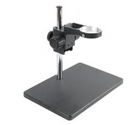 TYZK Accesorios para Microscopios Soporte Ajustable de 76mm Soporte for microscopio Base Pilar Soporte for microscopio Durabilidad Y Rendimiento Confiable(Big Stand Black)