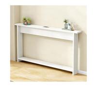 Tyzlup Consola Estantería Hueco Lateral Cama con almacenaje, Longitud 80/100/120/150cm, Mesa Estrecha Tras sofá, Consola Fina Entrada Pasillo(B,31.5x5.9x25.6in/80x15x65cm)