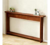 Tyzlup Consola Estantería Hueco Lateral Cama con almacenaje, Longitud 80/100/120/150cm, Mesa Estrecha Tras sofá, Consola Fina Entrada Pasillo(D,31.5x3.9x25.6in/80x10x65cm)