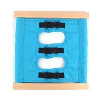 tyzqsm Marco de Vestimenta Montessori Aprender Habilidades básicas de vestirse Desarrollar la motricidad Fina y la Independencia,Schoolbag Clasps