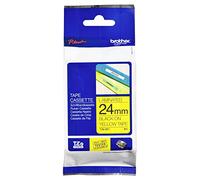 TZ-651 Brother TZ Tape 3 mm - 6 mm - 9 mm - 12 mm - 18 mm - 24 mm - cinta negra sobre amarillo