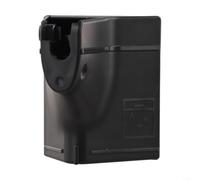 TZ70001 Adaptador de leche para cafetera Siemens EQ.9 - Kit de recipiente externo con conector de manguera - Parte de plástico negro apto para lavavajillas