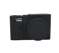 TZ99 - Funda protectora de silicona suave ultrafina y ligera para cámara Panasonic Lumix DC-TZ99 (negro)