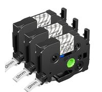 TZe-131 Compatible con Brother P-touch Cintas 12 mm Clear
