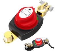 TZEKING Desconectador de Batería ON-OFF 12V, Interruptor de Apagado para Vehículos, Barcos y Campers