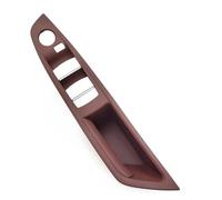 TZIUSFAC 1 Uds. Para 5 Series F10 F11 F18 520 523 525 528 530 2010-2017 Tirador De Puerta Interior De Coche Reposabrazos Panel Embellecedor(RHD Red Brown)