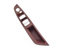 TZIUSFAC Accesorios De Coche LHD RHD, Reposabrazos Lateral Del Conductor, Cubierta Panel De Manija De Puerta Para 5 Series F10 F11 F18 520 523 525 528 530(RHD Red Brown)