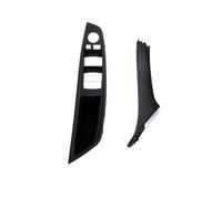 TZIUSFAC Para 5 Series F10 F11 F18 520i 523i 525i 528i 535i 2010-2017 Panel De Reposabrazos De Puerta Delantera Interior Embellecedor Tirador LHD(Black)