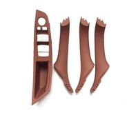 TZIUSFAC Para Serie 5 F10 F11 F18 520 523 525 528 530 2010-2017 LHD Reposabrazos De Puerta Interior Panel Empotrado Tirador De Puerta(LHD Redbrown)