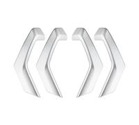 TZIUSFAC Para VW Para T-roc 2018-2022 4 Uds ABS Puerta Interior De Coche Reposabrazos Cubierta Embellecedora Pegatina Accesorios Interiores(Plata)