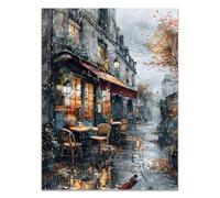 TZKRWRH Cuadros Lienzo Abstracto Escenografía con temática bohemia Minimalismo Pintura Cuadro Salon Décor Moderno Nórdico Sala Dormitorio Cocina Y BañO Decor（Black 23-80x120cm Sin marco