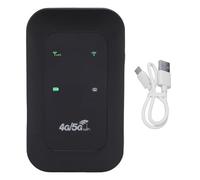 TZLMWDFRWG 4G 5G Soporte de Punto de Acceso WiFi, Pantalla LED de Color, 300Mbps 4G LTE Mobile Hotspot con Ranura para Tarjetas SIM para Viajar, 10 Dispositivos Conectados