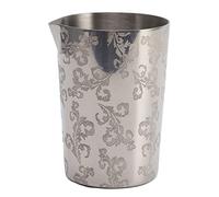 TZLMWDFRWG Vaso Mezclador de Cóctel, Vaso Mezclador de Acero Inoxidable 304, Vaso Mezclador de Barman Grabado con Preservación del Calor para Bar