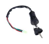 TZNTOWG Interruptor de Encendido Universal de 4 Cables con 2 Llaves, Compatible con Motocicletas, Bicicletas y cuatrimotos. Llave de Bloqueo de Asiento y Tapa de Combustible