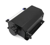 TZNTOWG Tanque De Desbordamiento De Refrigerante De Motor De Aleación De Aluminio Universal, 1000 Ml/2000 Ml, Cuadrado, 1 L/2 L, con Tapón De Drenaje.(2L-Black)