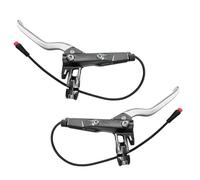 TZOBXDP Bicicleta Plegable, 4 pistones, Potencia hidráulica, Freno de Disco, Frenos de presión de Aceite, 950mm, 1850mm, Cuatro pistones(Left Right Lever)