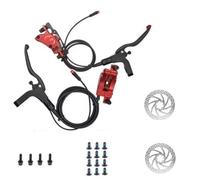 TZOBXDP Juego de Frenos de Disco hidráulico para Bicicleta de montaña, Palanca de Cambios de Control de Potencia, aleación de Aluminio, 12 y 14 Pulgadas(R 2Pin 1pair Rotor)